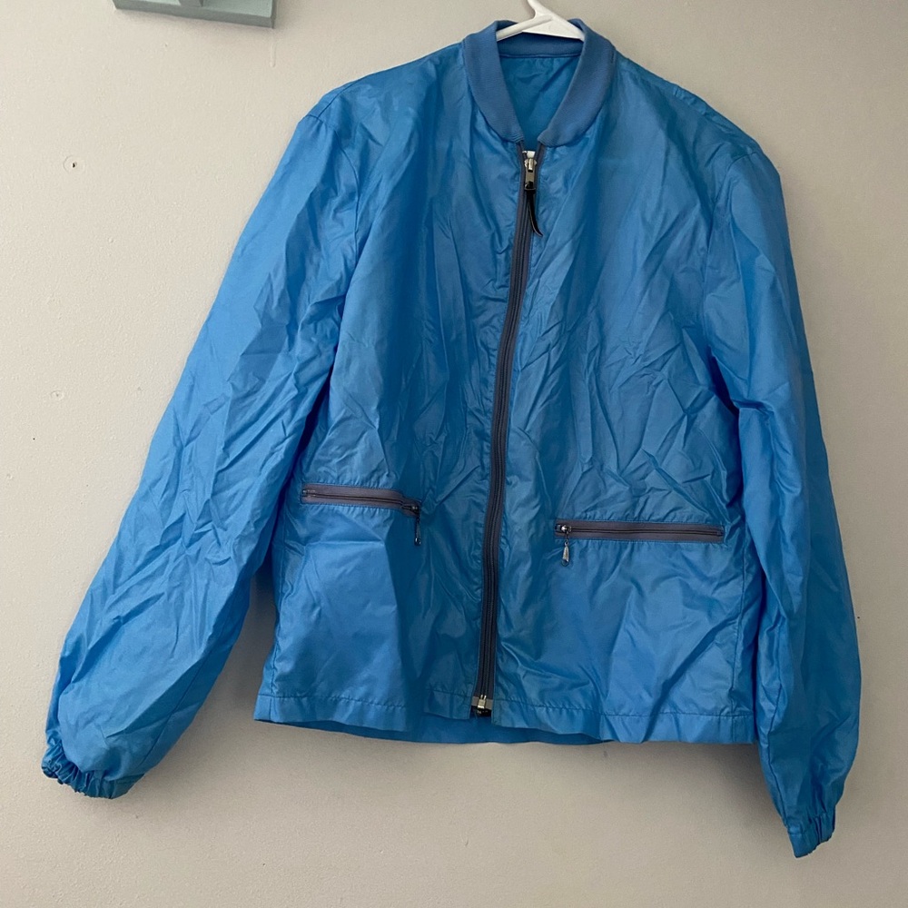 Blue Windbreaker Jacket